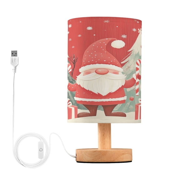 BZSMCE Lamp Modern Santa Claus and Christmas Tree Creative Patter Night Light