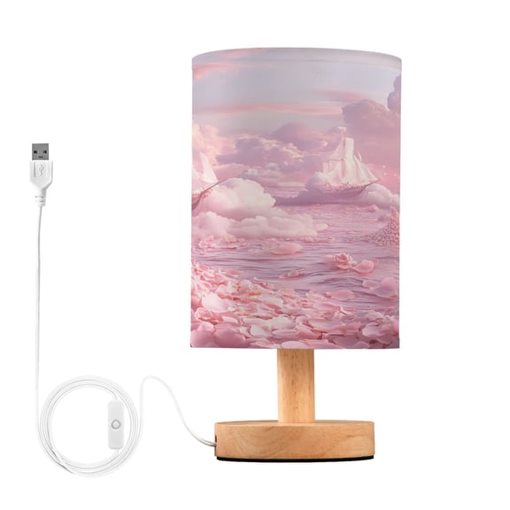 BZSMCE Lamp Modern Sea Of ??flowers Printing Creative Patter Night Light