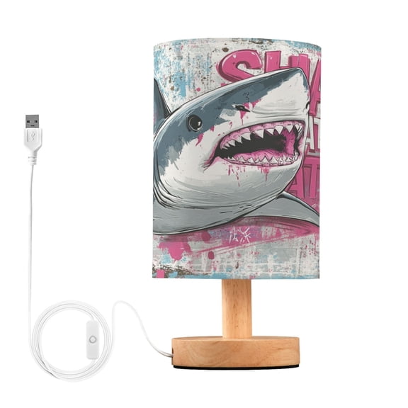 BZSMCE Lamp Modern Shark Pattern Creative Patter Night Light