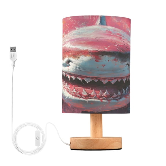 BZSMCE Lamp Modern Sharks Attack Scene Creative Patter Night Light