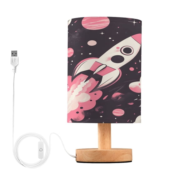 BZSMCE Lamp Modern Spaceship Pinting Creative Patter Night Light