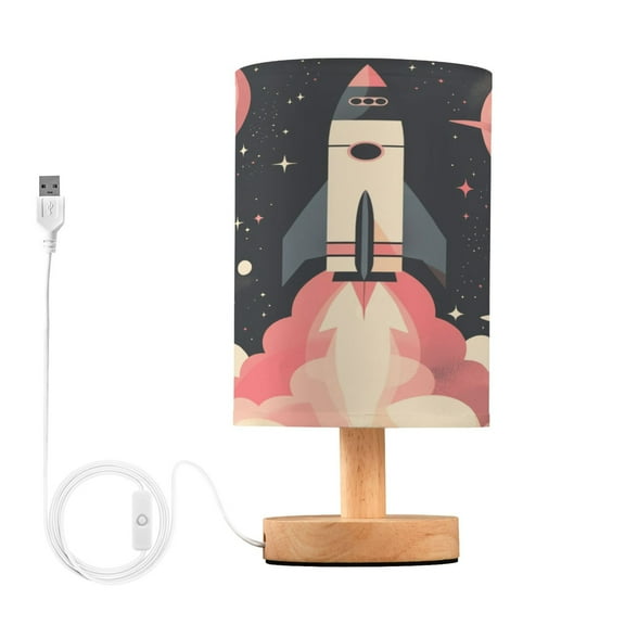 BZSMCE Lamp Modern Spaceship Plainting Creative Patter Night Light