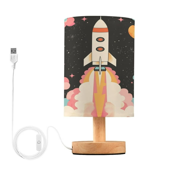 BZSMCE Lamp Modern Spaceship Take Off Pattern Creative Patter Night Light