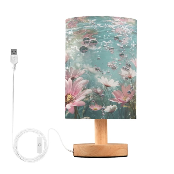 BZSMCE Lamp Modern Underwater Daisies and Bubbles Creative Patter Night Light