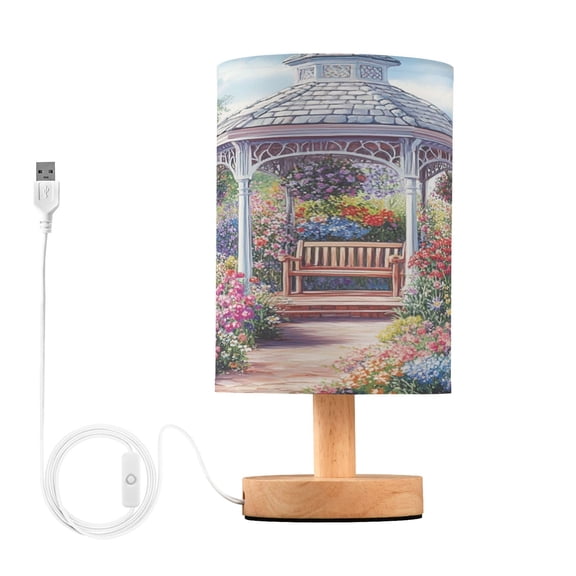 BZSMCE Lamp Modern Victorian Art Gazebo Printing Creative Patter Night Light