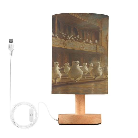 BZSMCE Lamp Modern White Group Ballet Creative Patter Night Light