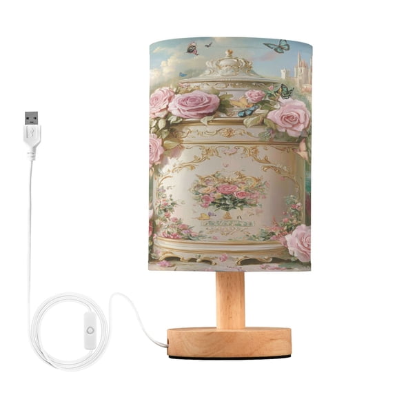 BZSMCE Lamp Modern White Postbox Painting Creative Patter Night Light