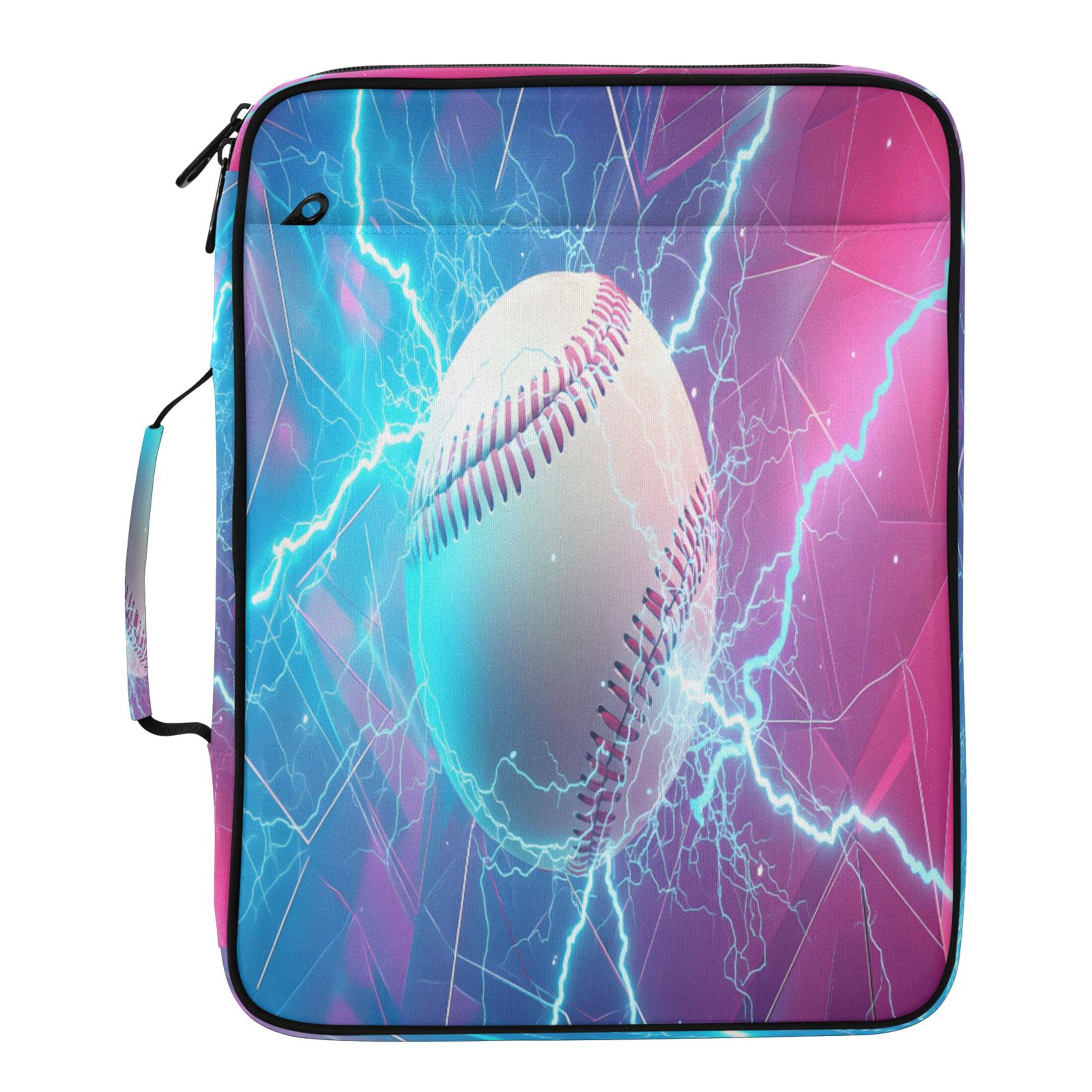 File Folder Flying BZSMCE Lightning Flying Baseball Pattern Water-Resistant Filing Folder ...