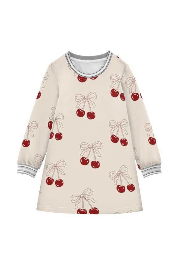 BZSMCE Little Girls Long Sleeved Hoodie A Dresses Pink Star Classical Creative Pattern
