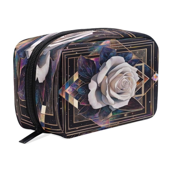 BZSMCE Makeup and Cosmetic Bag Women Simple Square Bag