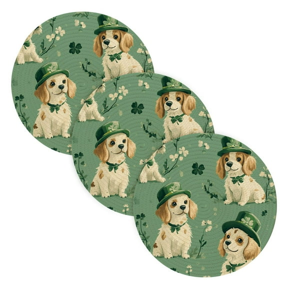 BZSMCE Mats for Pots,Pans Place Ffyy3_st Simple Style Pattern Pot Mats