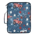 BZSMCE Monster Truck Five-pointed Star Red and White Stripes Pattern ...