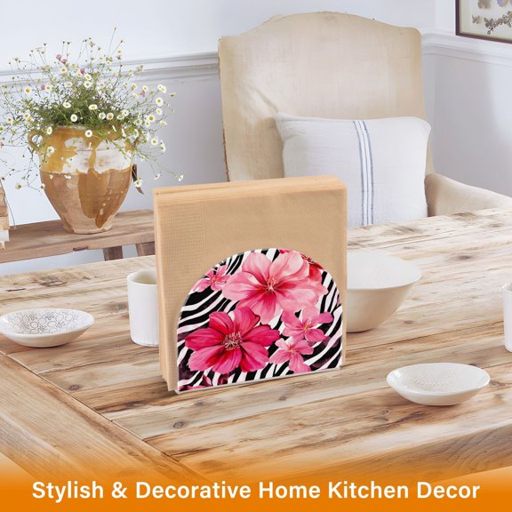 BZSMCE Napkin Holder Creative Blossoms in Motion Pattern Classic Napkin Holders