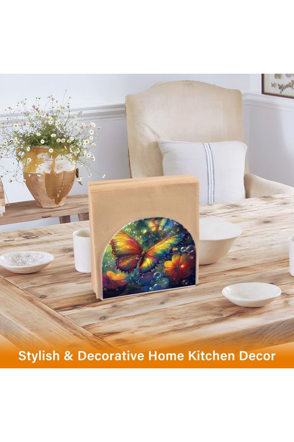Napkin Holder Creative Radiant Reflections Pattern Classic Napkin Holders
