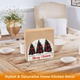 thumbnail image 1 of BZSMCE Napkin holder Creative Red Black Buffalo Plaid Printing Classic Napkin Holders for Tables, Dining Table Napkin Holders for Kitchen, 1 of 9