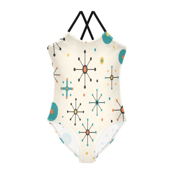 BZSMCE One-Piece Swimsuit with Crisscross Straps207018933 Pattern