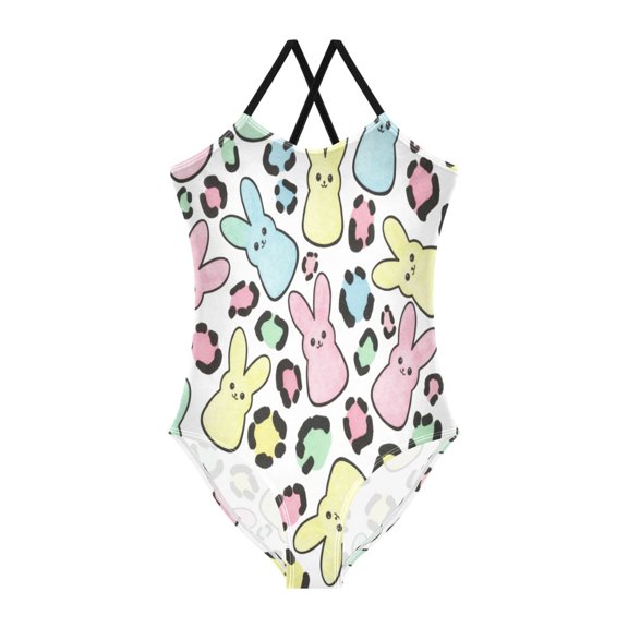 BZSMCE One-Piece Swimsuit with Crisscross Strapsshutterstock_2274849443 Pattern