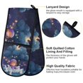 thumbnail image 1 of BZSMCE Oven Mitts Baby Sleepping under The Tree Creative Pattern Resistant Kitchen Gloves, 1 of 5