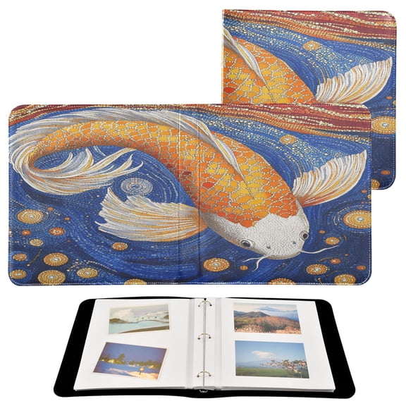 YAZAOO Photo Album Book Scrapbooking Cosmic Koi Printed Picture Album