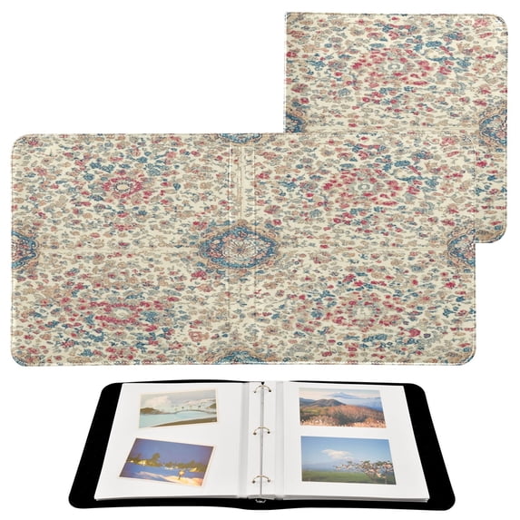 BZSMCE Photo Album Book Scrapbooking Design Flowers Printed Picture Album
