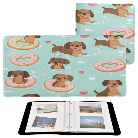 YAZAOO Photo Album Book Scrapbooking Donut Splash Adventure Printed Picture Album