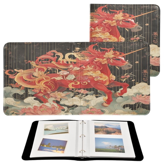 YAZAOO Photo Album Book Scrapbooking Floral Majesty Printed Picture Album