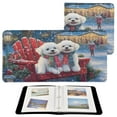 thumbnail image 1 of BZSMCE Photo Album Book Scrapbooking Two Dogs in Winter Scene Printed Picture Album, 1 of 9