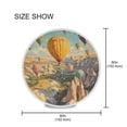 thumbnail image 1 of BZSMCE Round Tablecloth Design Hot Air Balloon Pattern Tableclothes, 1 of 8