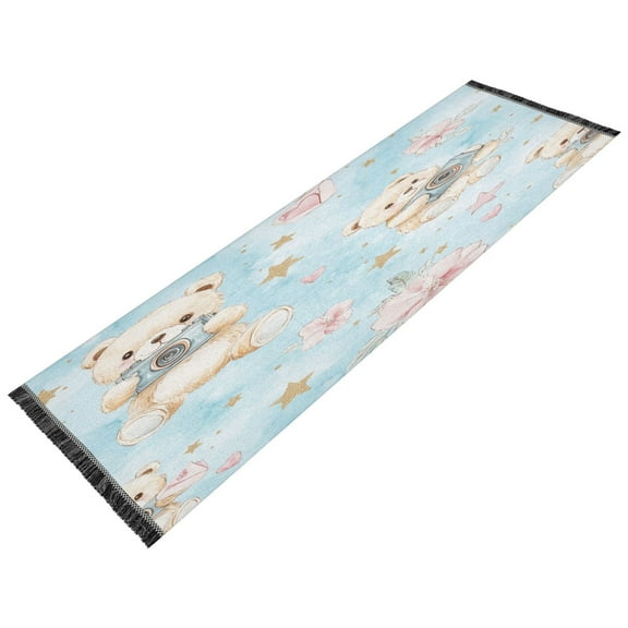 BZSMCE Runner Rug Classical Design 0_3 (74) Style Modern Pattern 72x23.5in Indoor Washable Rug