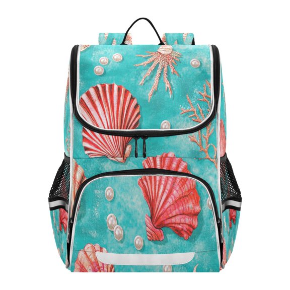 YAZAOO School Backpack Travel Bag Bookbags Bookbags Beauty Beneath The Waves Pattern