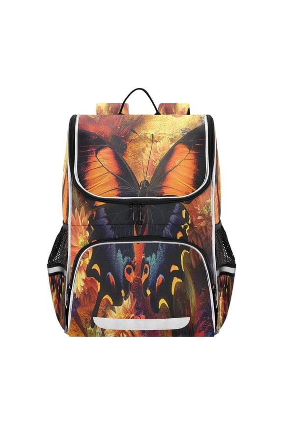 School Backpack Travel Bag Bookbags Bookbags Butterfly Blossom Beauty Pattern