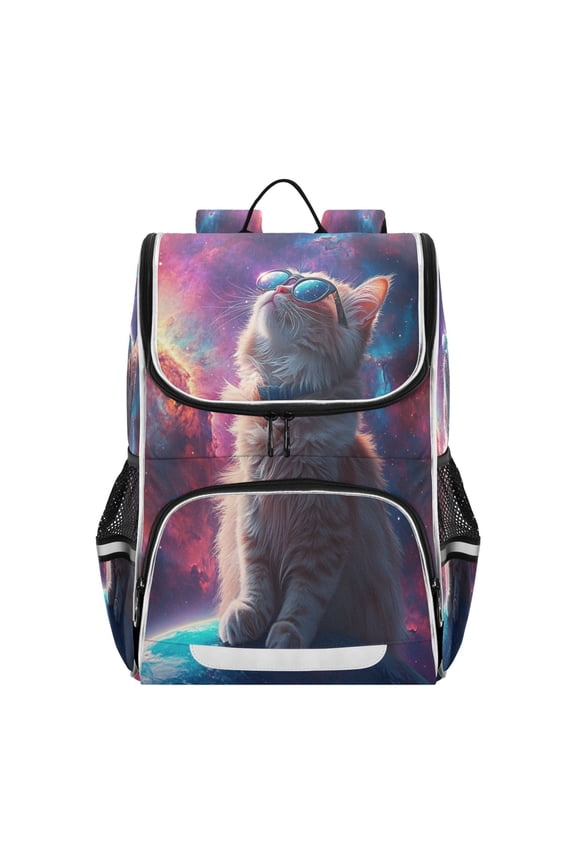 School Backpack Travel Bag Bookbags Bookbags Universe Explorer Pattern