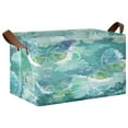 thumbnail image 1 of BZSMCE Shelf Baskets Storage Bins Turquoise Butterfly Reverie Pattern Storage Box, 1 of 8