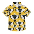 BZSMCE Short-Sleeve Button-Down Shirt Summer Eagle Pattern For Soft ...