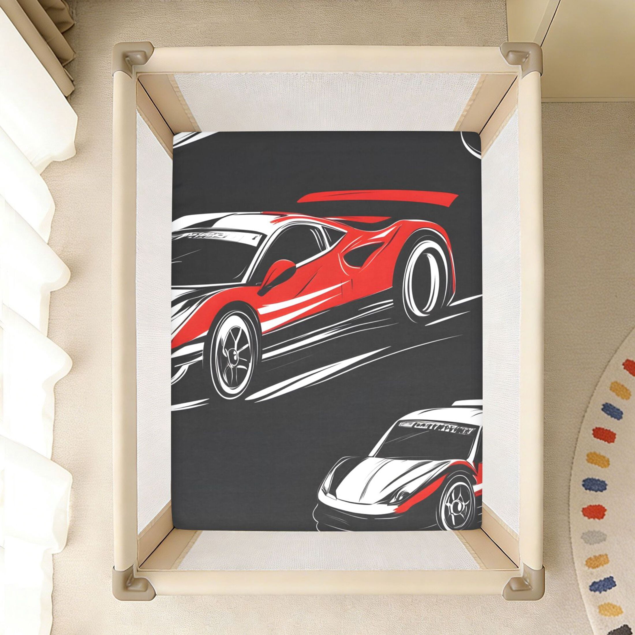 BZSMCE Soft Fitted Cotto Sheets In Racing Car Pattern - Walmart.com