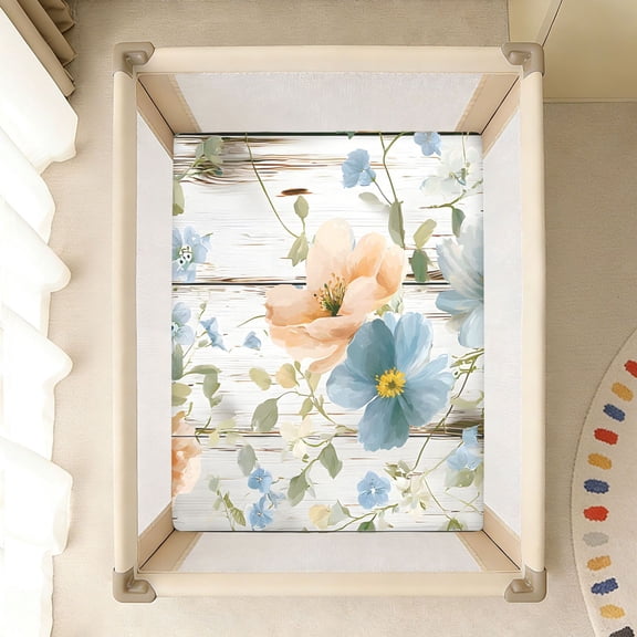 BZSMCE Soft Fitted Cotto Sheets for In Daisy Flowers Pattern