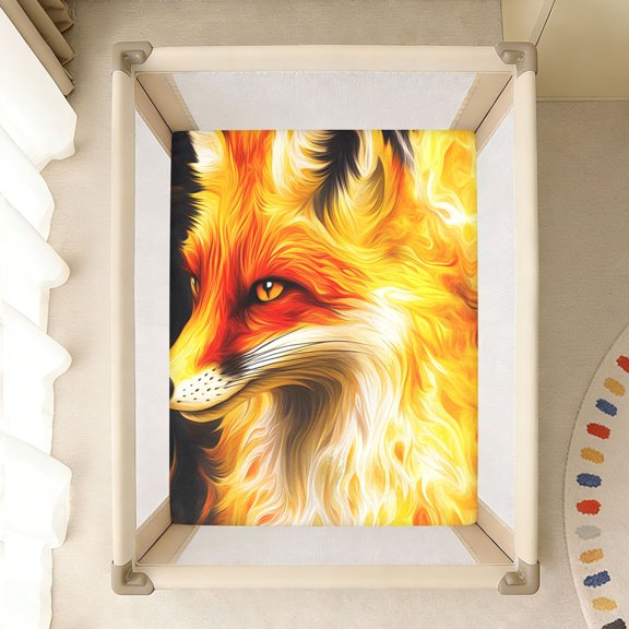 BZSMCE Soft Fitted Cotton Sheets In Fox Fire Pattern 39*27/52*28in