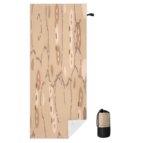 BZSMCE Soft Honey Bear Huddle For Beach Towel with Wind-Resistant Magnetic Corners And Mesh Carry Bag