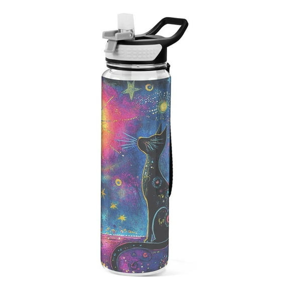 BZSMCE Sport Bottle Astral Observer Outdoor sports Water Bottle Size: 10.4x3in