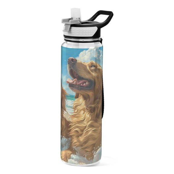 BZSMCE Sport Bottle Beach Buddies Having Fun Outdoor sports Water Bottle Size: 10.4x3in