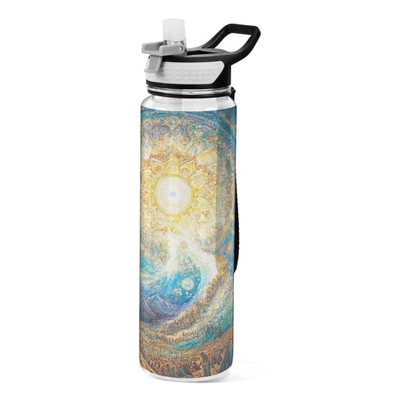 BZSMCE Sport Bottle Celestial Radiance Outdoor sports Water Bottle Size: 10.4x3in