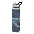 thumbnail image 1 of BZSMCE Sport Bottle Cosmic Blue Outdoor sports Water Bottle Size: 10.4x3in, 1 of 7
