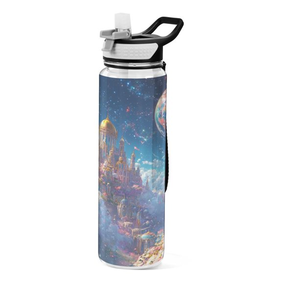 BZSMCE Sport Bottle Dream above The Clouds Outdoor sports Water Bottle Size: 10.4x3in