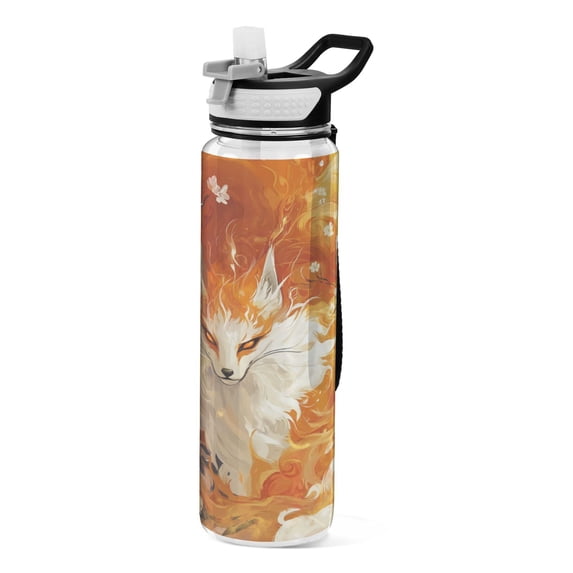 BZSMCE Sport Bottle Fire Songs Outdoor sports Water Bottle Size: 10.4x3in