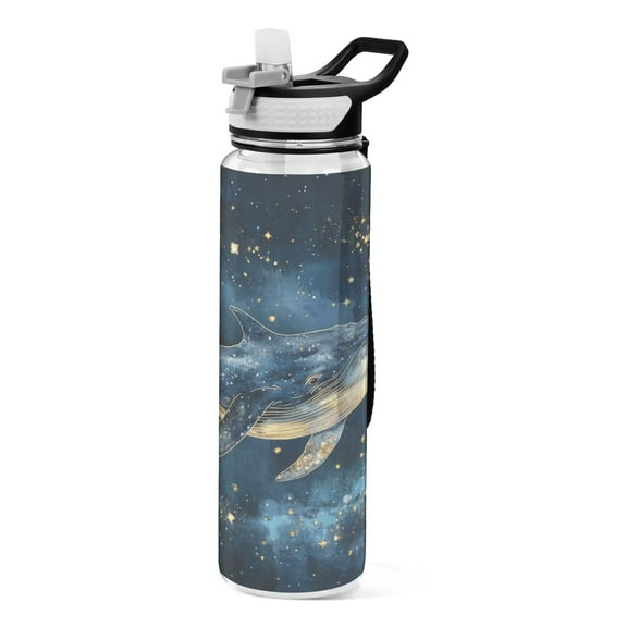 BZSMCE Sport Bottle Galactic Swim Outdoor sports Water Bottle Size: 10.4x3in