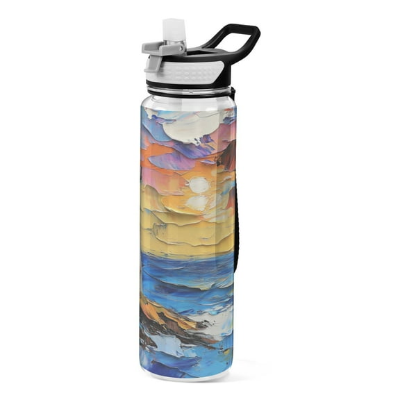 BZSMCE Sport Bottle Guiding Light Outdoor sports Water Bottle Size: 10.4x3in