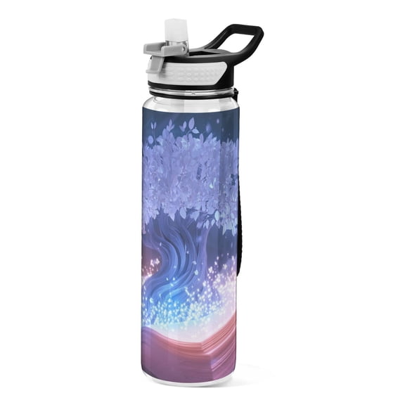 BZSMCE Sport Bottle Magic Book Tree Outdoor sports Water Bottle Size: 10.4x3in