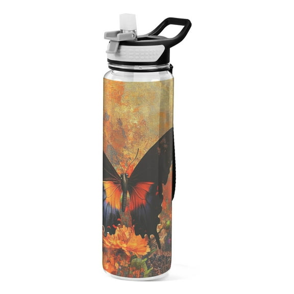 BZSMCE Sport Bottle Nature's Colorful Dancer Outdoor sports Water Bottle Size: 10.4x3in
