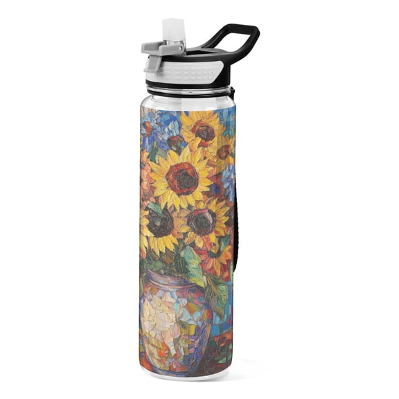 BZSMCE Sport Bottle Sunlit Garden Dreams Outdoor sports Water Bottle Size: 10.4x3in