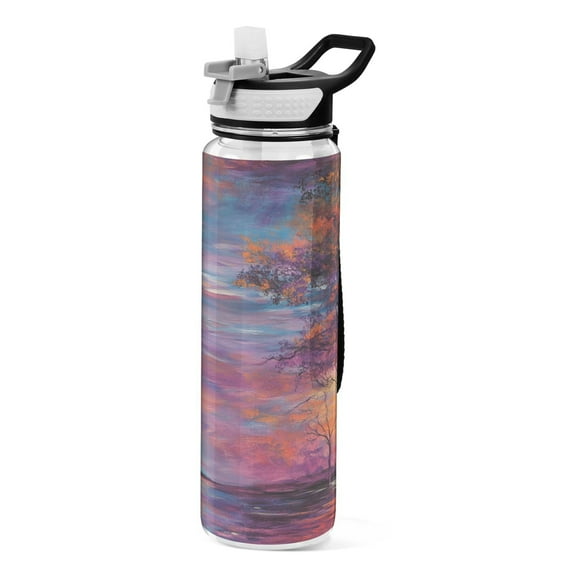 BZSMCE Sport Bottle Sunlit Harmony Outdoor sports Water Bottle Size: 10.4x3in